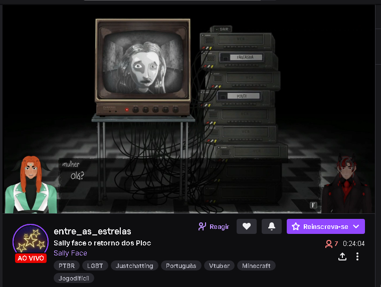 entrestrelas_'s tweet photo. Live começando!!
A nave Corta-Passos está decolando agora com os comandantes @Kayn0202 e @Dallen_Amigo com o jogo #Sallyface!
➥https://t.co/pI1qo6g4Lp
#LiveStream #Vtubers #entreasestrelas #twitchtv #streaming #Aliens #VTubersAreStillWatching #LiveOnAir #sallyface https://t.co/3awieydOpK
