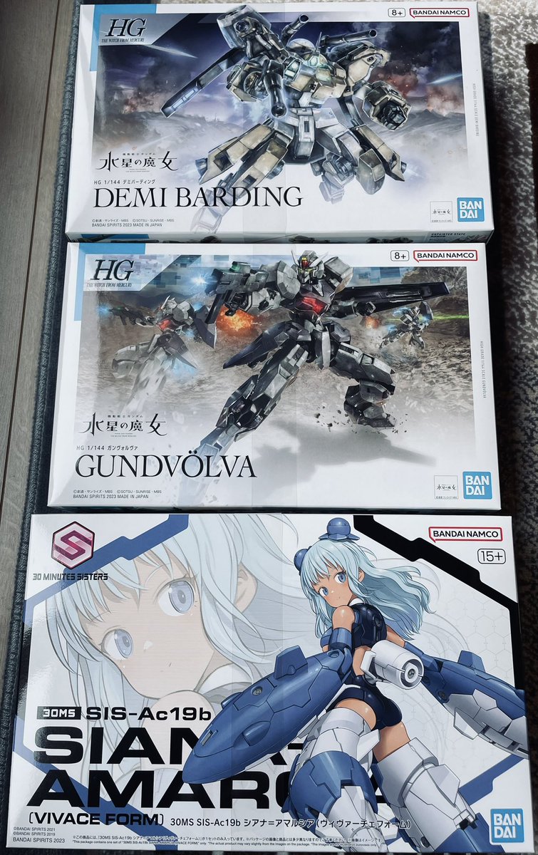 Mtf6wfg's tweet photo. ガンプラ新商品と３０ＭＳシアナ再販品購入出来ました。

#ガンプラ好きな人たちと繋がりたい #デミバーディング #ガンヴォルヴァ #３０MS https://t.co/VItZdQ5w1U