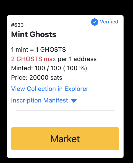 ghostsbrc721's tweet photo. If you wanna buy a GHOST, here is a link to the marketplace - https://t.co/OFIhCLsHJj

Holders are diamond hands though, only 1 listed at the moment! 

#BRC721 @BRC_721 https://t.co/oP5So9oPQK
