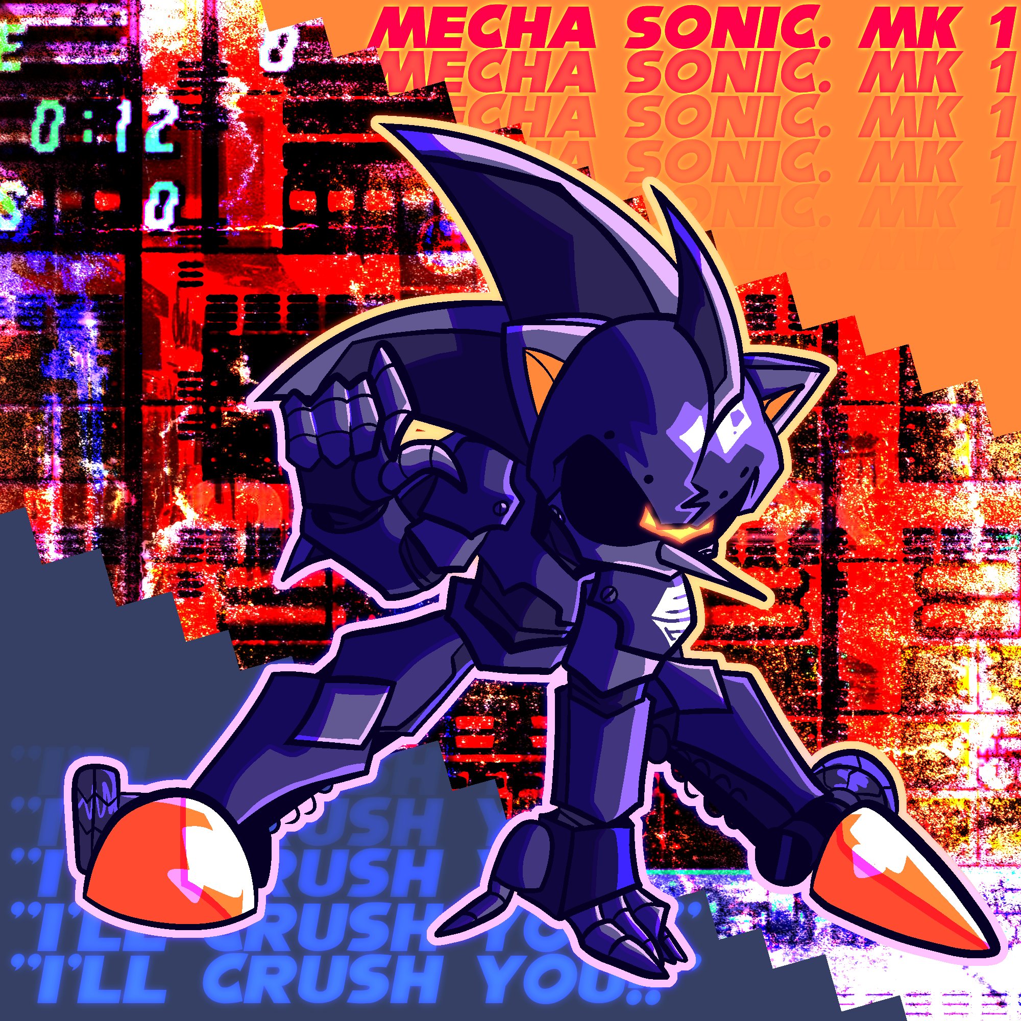 Black!Angel on X: Scrapnik Mecha Sonic MK1 (Silver Sonic) is starting to  become popular (no). Some people from third-party social networks started  drawing Silver Sonic in my design to make me happy!