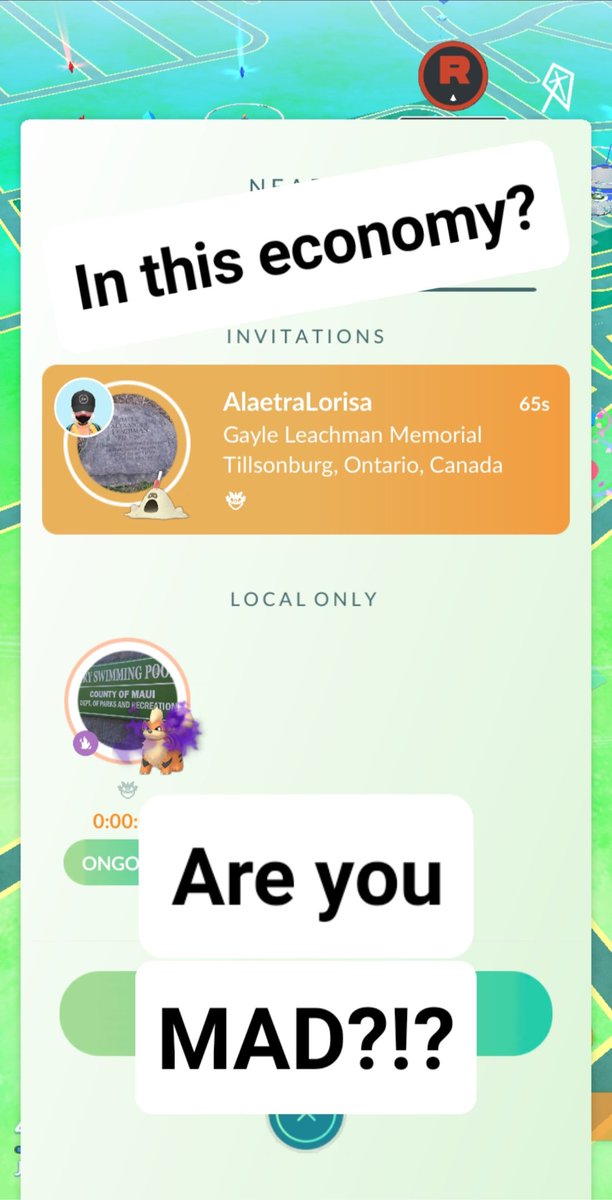 pkmnartographer's tweet image. Sorry @LaeSnaps - I had to jump on the meme. 😅
#Pokemon #PokemonGO #RemoteRaids