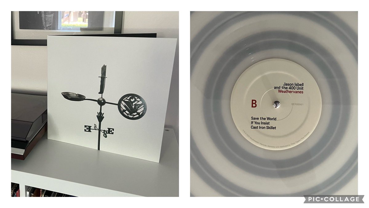 RezinBryan's tweet photo. A great new release from @JasonIsbell &amp; @the400Unit picked up @ErodingWinds today.   #Weathervanes @SoutheasternRec https://t.co/Da2M7Ypf9n