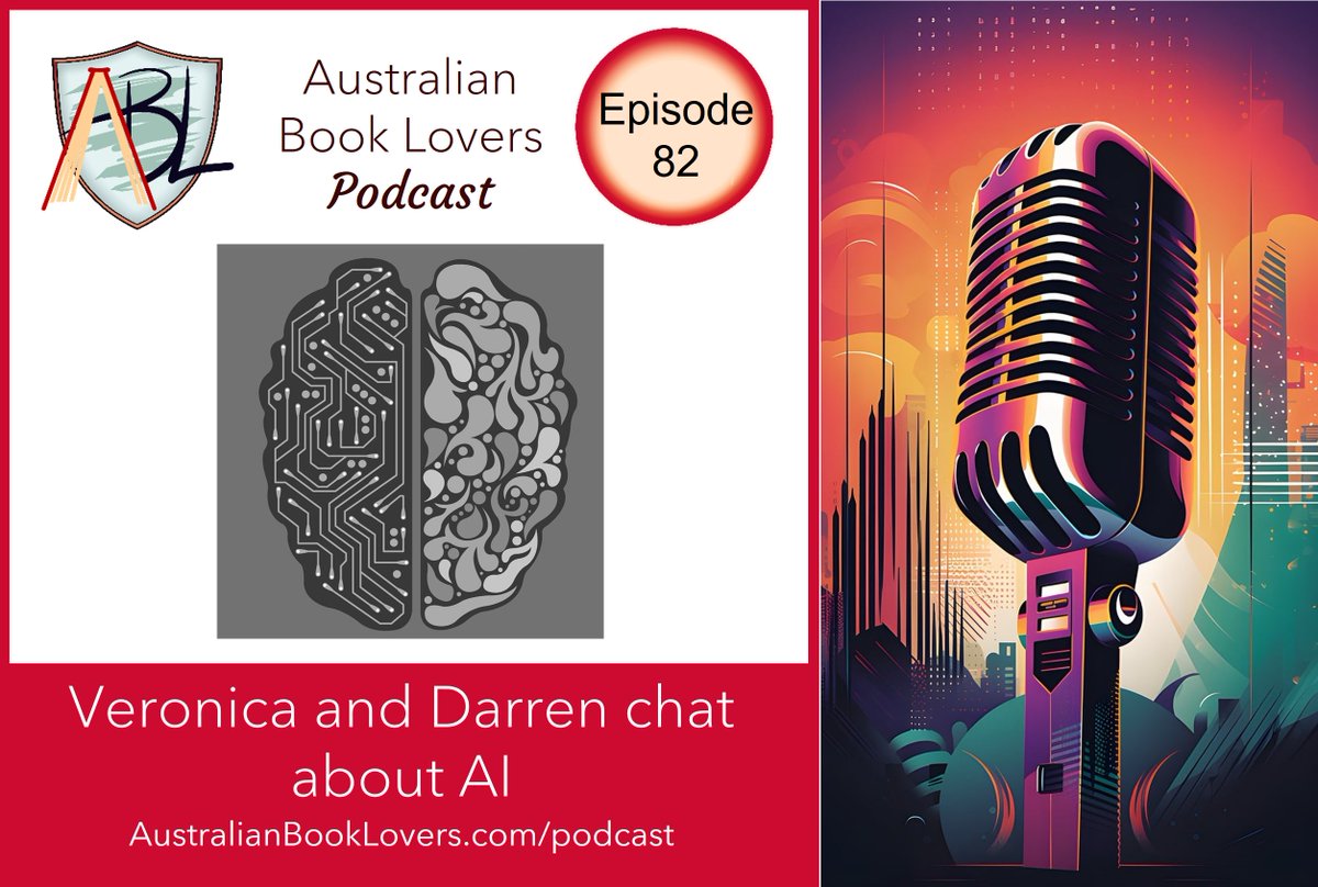 #Ep82 is up. A special short intro chat about how the world has changed. We're diving into what AI means for artists, and how we can define ourselves as important in the crazy cybernetic future! 
The first in a series.
#ReadMoreAussieBooks
buzzsprout.com/1718602/129949…