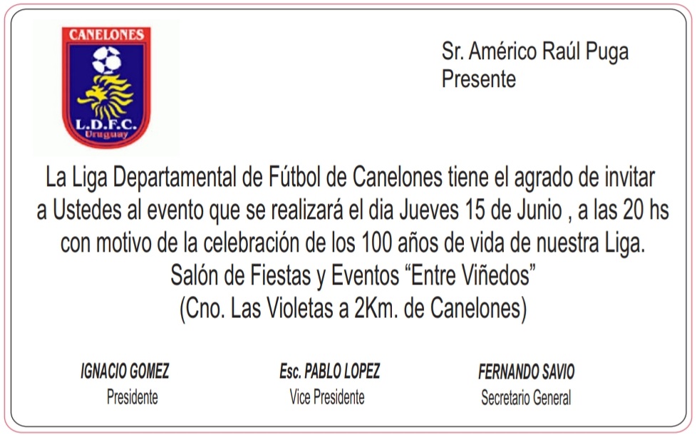 ARPE55's tweet photo. Muchas gracias por la invitación, será un inmenso honor acompañar a #LDFC en el CENTENARIO de su fundación. https://t.co/xEI2JXqvSJ