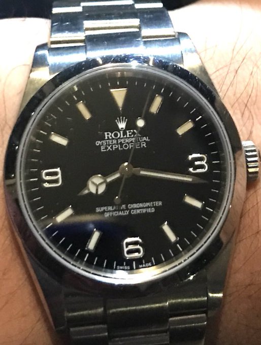 実は時計が好きです6⌚️114270 ＃エクスプローラー1  ＃ROLEX https://t.co/eIxRcDlI2F