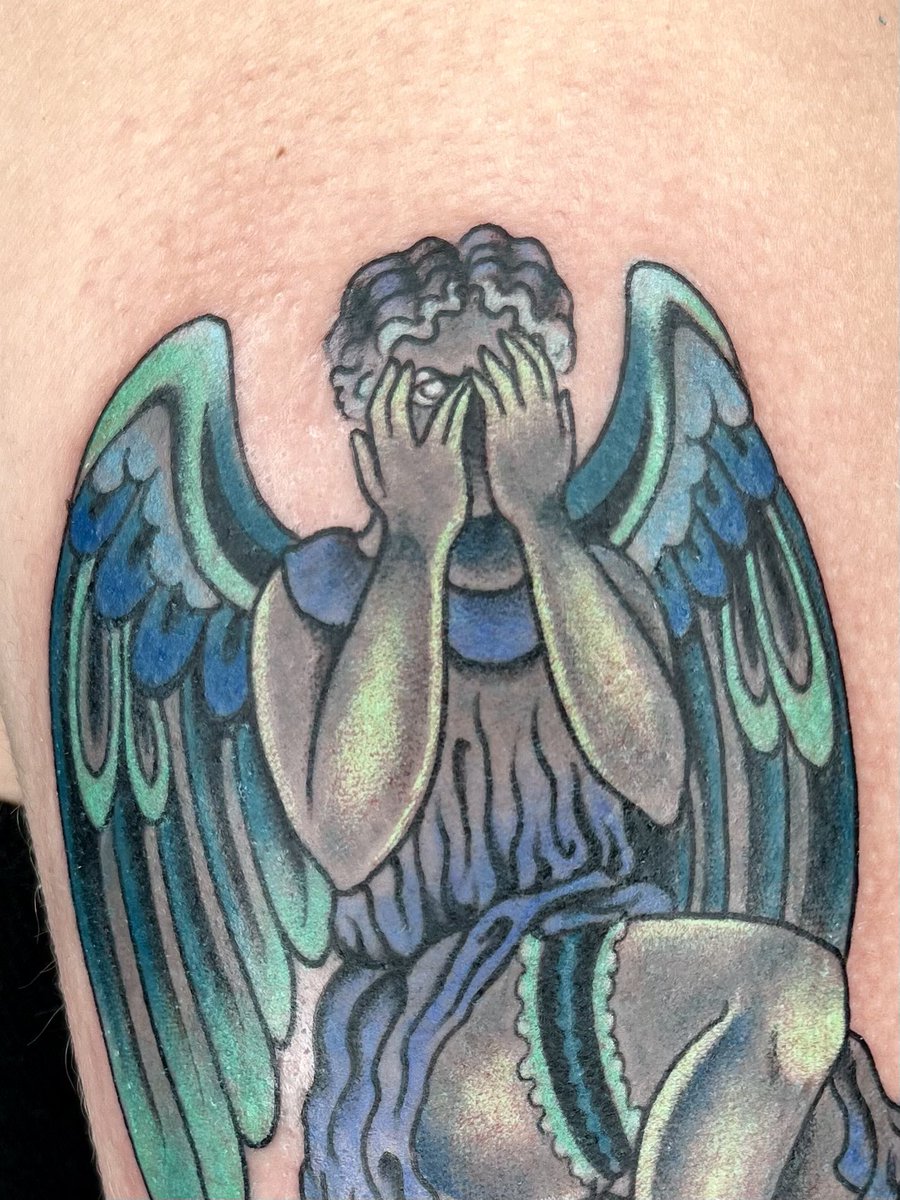 DON'T BLINK #doctorwho #DontBlink i'm soooooo stoked i got to do this one today 🥳🥳🥳🥳🥳🥳🥳