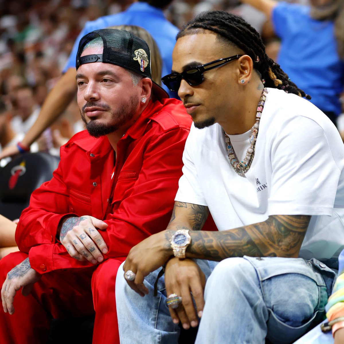 Esta dupla es una locura 😍

@JBALVIN y @ozuna juntos en Miami disfrutando las #NBAFinals