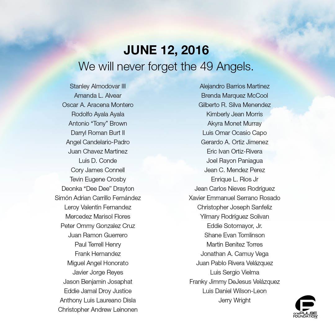 Leading up to June 12th Annual Remembrance Ceremony, we will honor each of our 49 Angels every hour to mark seven years since the tragedy at Pulse nightclub. We will never forget. #WeWillNotLetHateWin