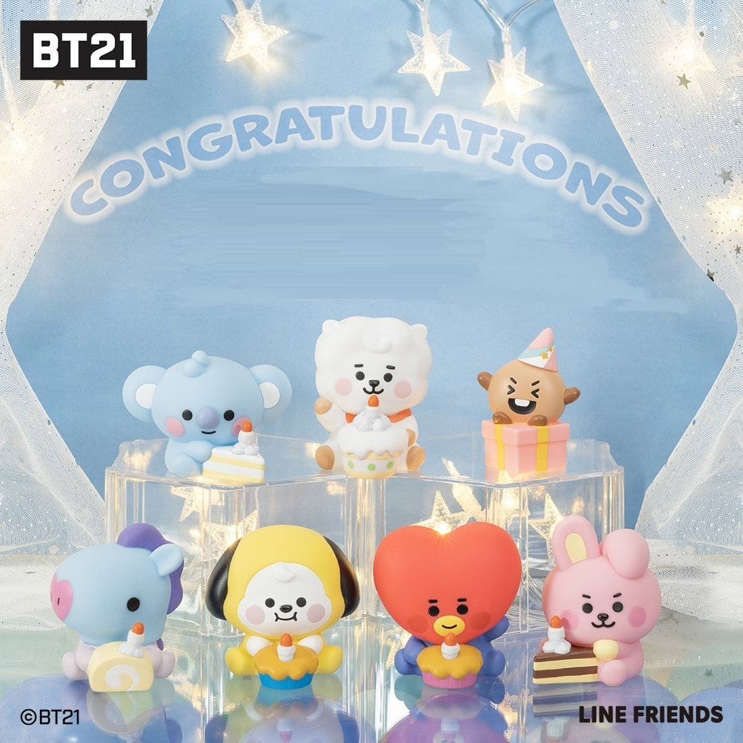 ⭐お菓子売り場で発売中⭐
「BT21フレンズ3」
大事な日は、BT21といっしょにお祝いしよう！
詳細は⇒bandai.co.jp/candy/products…
#BT21 #BT21BABY