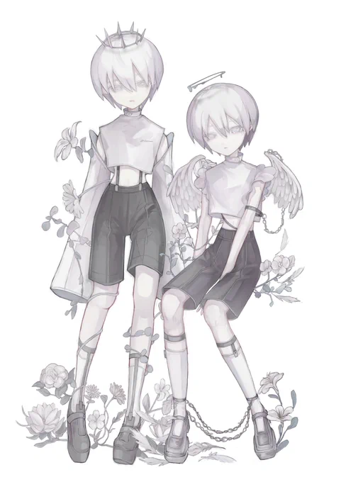 白い子たち.