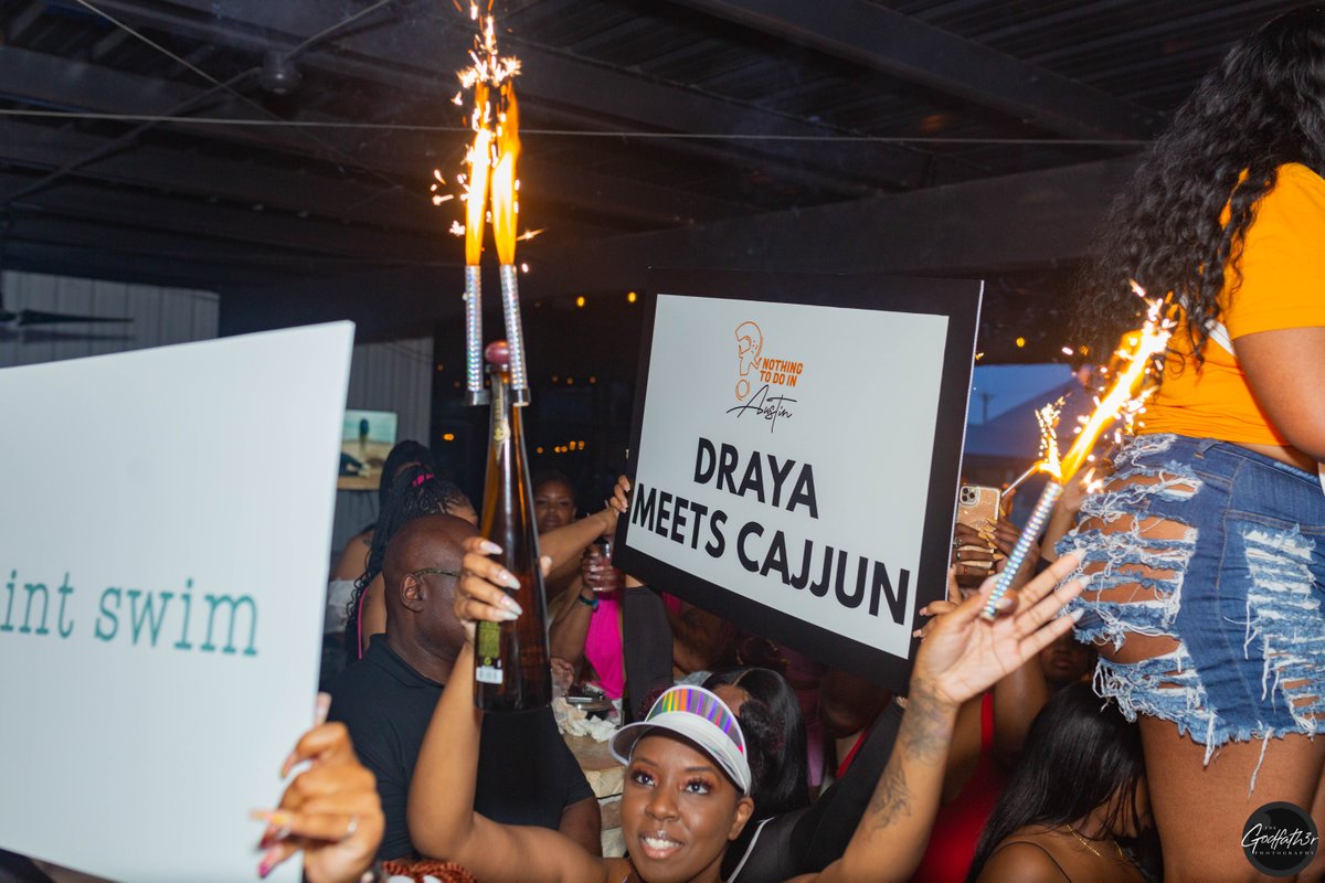 CaJJunEats's tweet photo. Ya'll ready for Sunday Funday at Cajjun Eats to return?! Throwback to #DrayaMeetsCajjun last year! We had a timeee 🤪 
. 
DSCE Grand Opening is coming soon! Stay tuned 🙌🏾 https://t.co/P6UkgUuIVT
