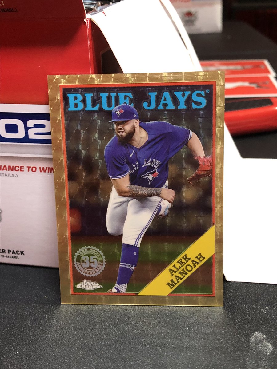 WickedCurveCard's tweet image. Super stoked! My wife just pulled the Alex Menoah Superfractor 1/1! First time pulling one from a pack! #ToppsSeries2 #TheHobby