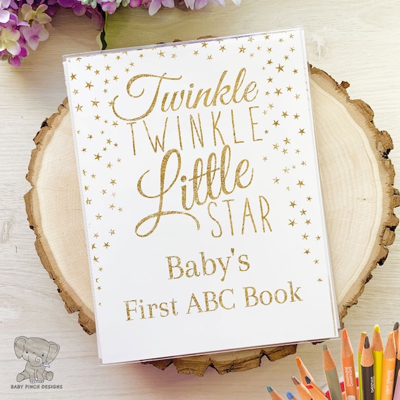 Baby_Pinch's tweet image. Twinkle Twinkle Little Star Baby Shower Guest etsy.me/43Gtuae #babyshowerabcbook #createabook #bookthemeshower #uniqueguestbook @etsymktgtool