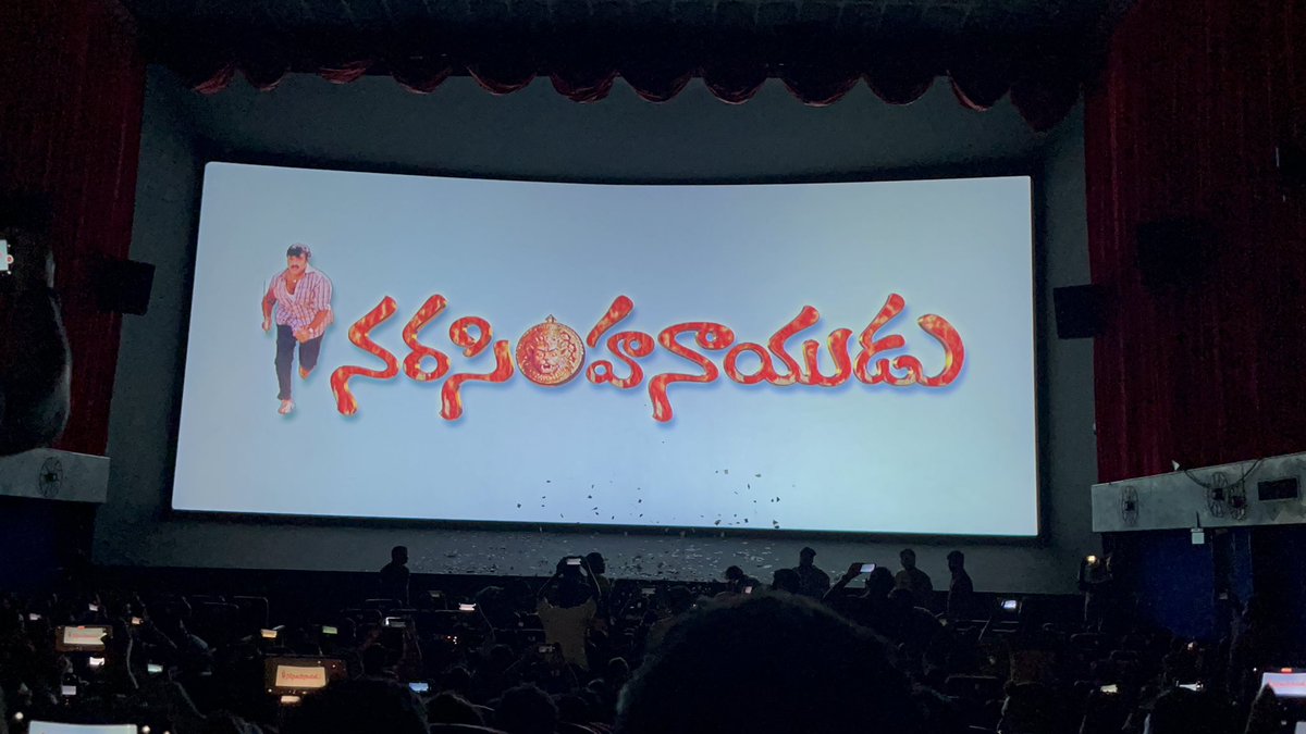 thota_J's tweet photo. 🔥🔥

Mani sir duty started 🔥🔥🔥

Very good picture quality &amp; sound surprised. 

Jai Balayya 

Title cards bgm’s 🔥 https://t.co/UAq2jL06PU