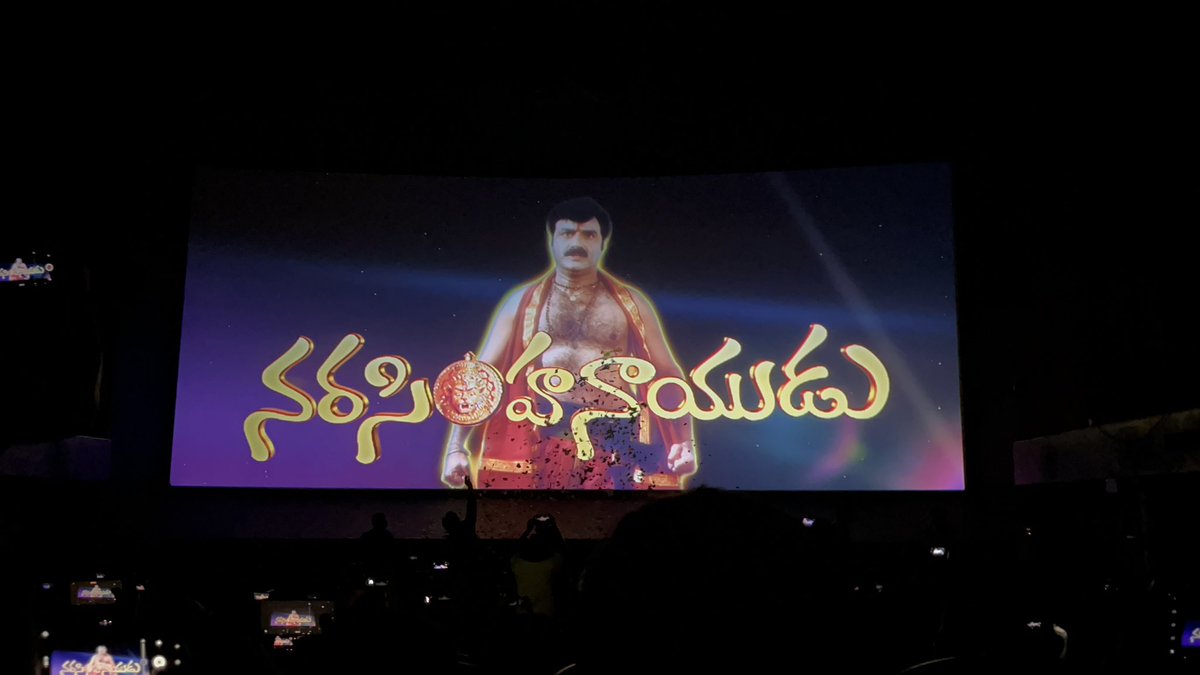 thota_J's tweet photo. 🔥🔥

Mani sir duty started 🔥🔥🔥

Very good picture quality &amp; sound surprised. 

Jai Balayya 

Title cards bgm’s 🔥 https://t.co/UAq2jL06PU