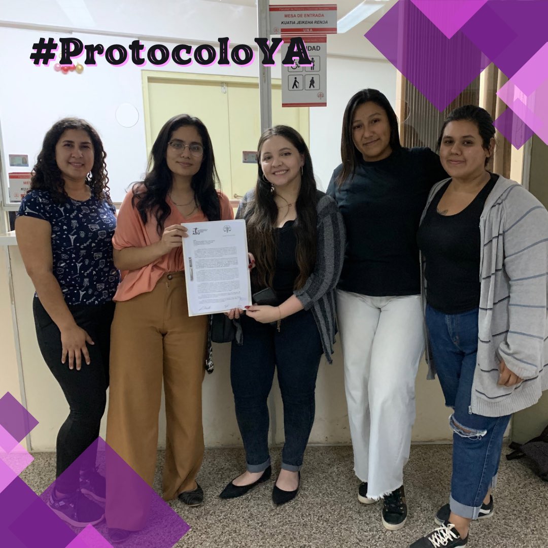 raquelbritez_'s tweet photo. Derecho, Notariado y Ciencias Políticas UNA necesitan de un protocolo ante los casos de acoso y discriminación.
Por eso decimos
#protocoloYA‼️ para nuestra facultad @py_aru https://t.co/zJ9YW5je4T