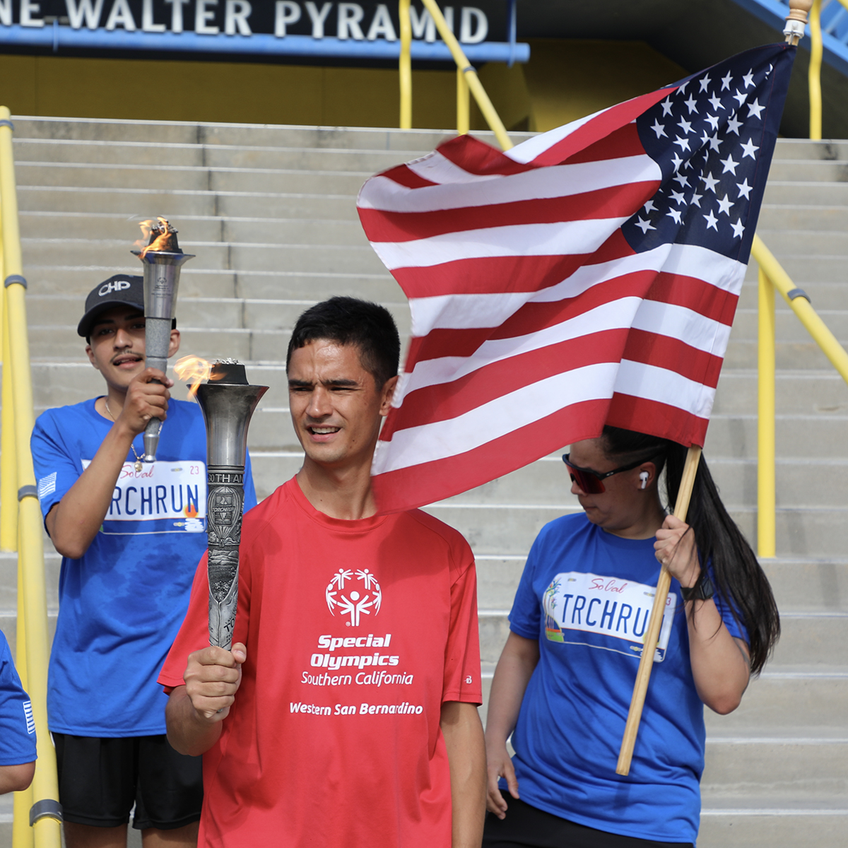 letr4sosc's tweet photo. The #FlameOfHope has arrived at @csulb! Witness the official torch lighting tomorrow at 9:30am at #SummerGames opening ceremony!
#LETR4SOSC #SoCalTorchRun #TorchRun #LETR https://t.co/2FrZ1rDKbI