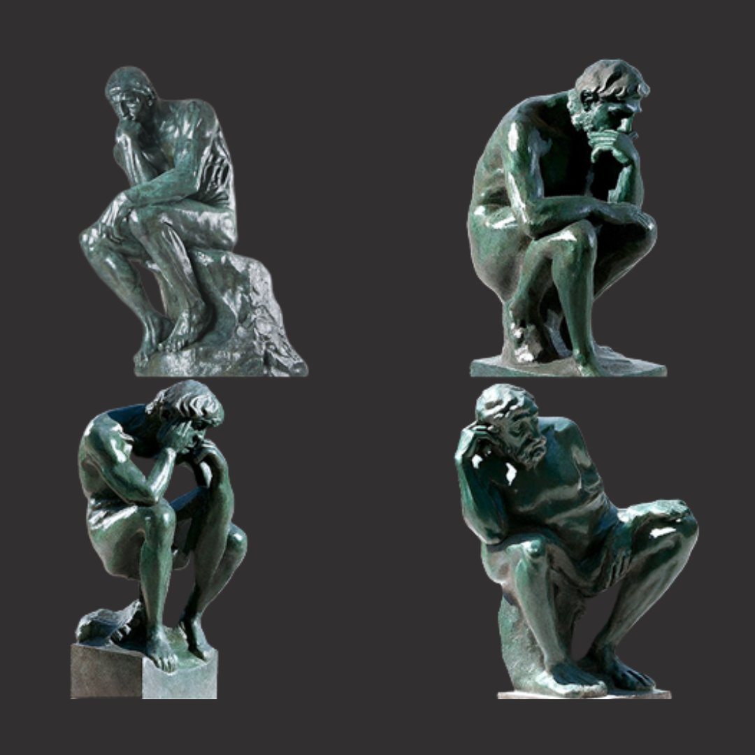 ElMuseoSoumaya's tweet photo. ¿Cómo imaginar nuevas posibilidades escultóricas? Auguste #Rodin reinterpretado en #IAMW?
Es tan sencillo como darle una indicación de este tipo: /imagine prompt “Auguste Rodin´s Thinker in a different position”. https://t.co/T7ZrJcHYGD