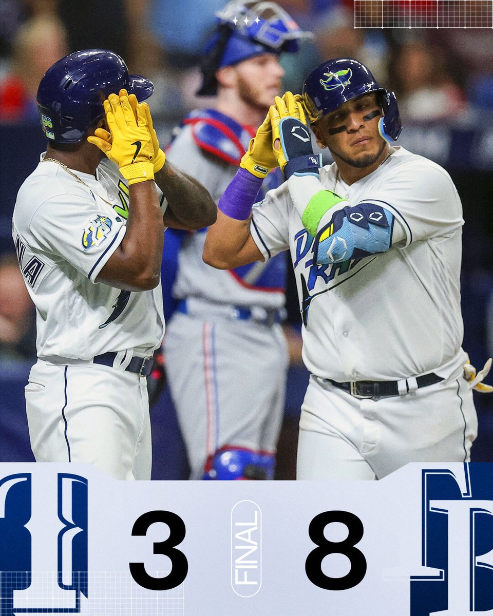 MLB's tweet image. Anybody still sleeping on @RaysBaseball?