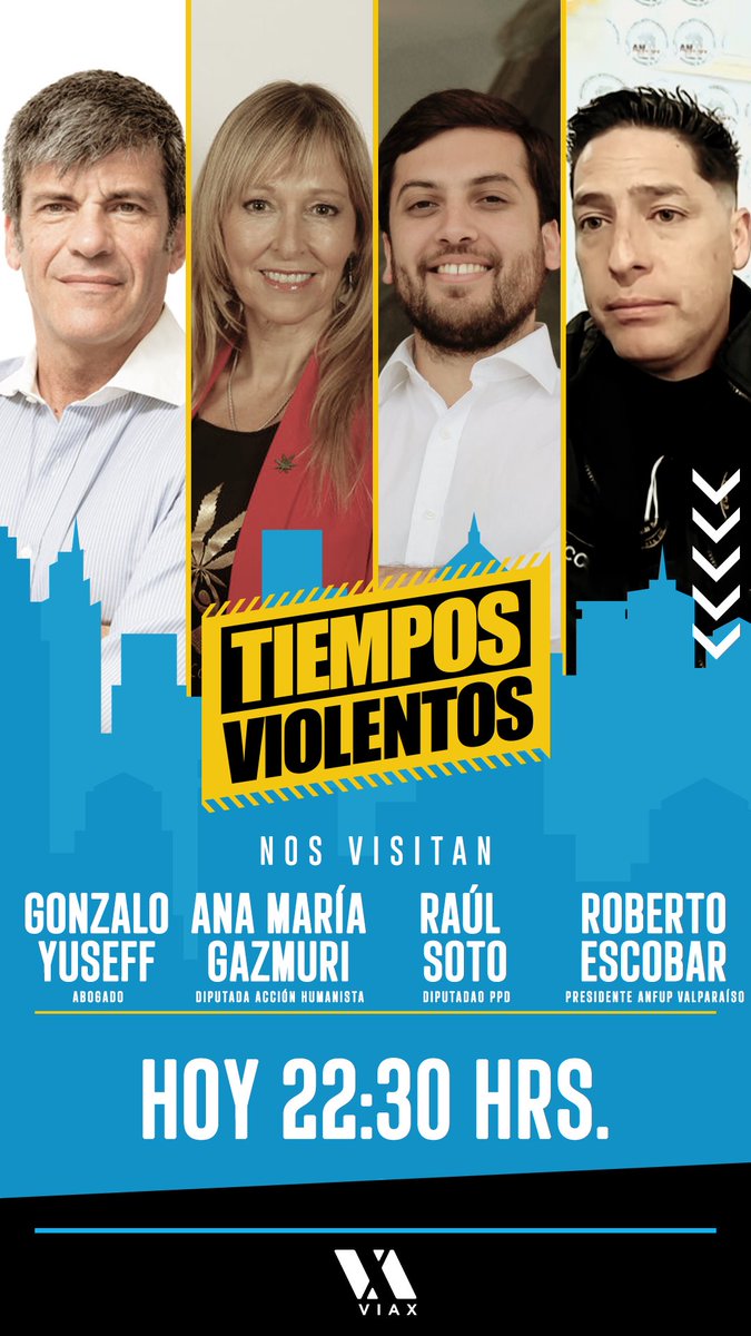 viax's tweet photo. Las últimas medidas anunciadas en seguridad por el ministro #Monsalve 🫡
#GonzaloYuseff @AnaMariaGazmuri @Raul_Soto1 @PPD_Chile #RobertoEscobar comentarán las nuevas medidas 🤝
Con @mdaza_abogado y @edodelaiglesia 👌🏻 https://t.co/hZTlSXajHB