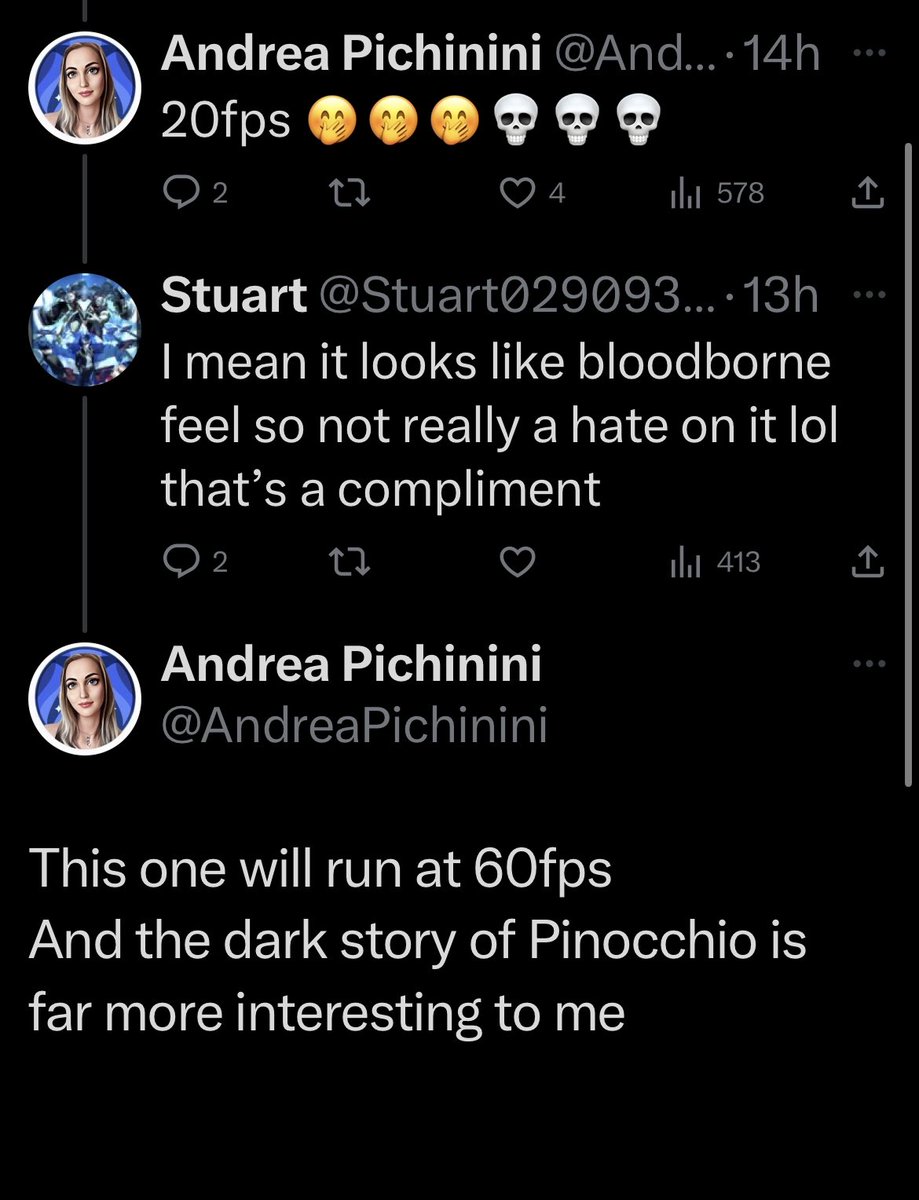 Casual gamers out here thinking 60fps = good game. Bloodborne is a masterpiece