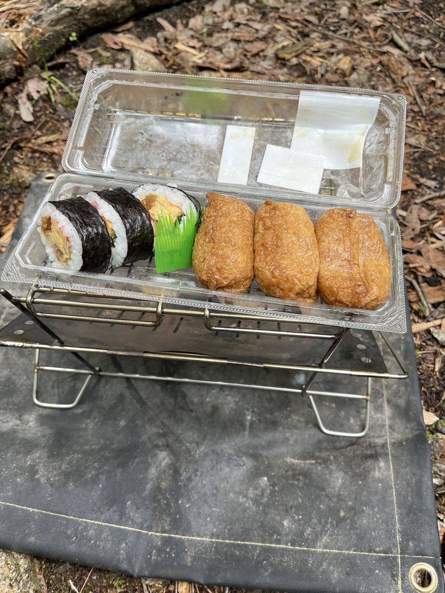 yasu1119breath's tweet photo. 野営開始🏕️

#寿司スタート
#野営
#キャンプ #CAMP
#MOTTAGE https://t.co/wlzJqT6qCT
