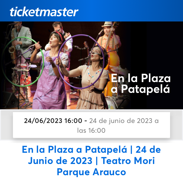 LosPatapela's tweet photo. Nuestra obra ganadora 🏆 de los #PremiosPulsar 2023

EN LA PLAZA A PATAPELÁ
Sábado 24 de junio
16 hrs
#TeatroMori #ParqueArauco
🎟️ https://t.co/lnUVBprIap...

¡Te esperamos! 👣😃🎶

#lospatapelá #enlaplazaapatapelá #teatromusical #conciertoteatral #músicainfantil #músicaparaniños https://t.co/AglSUCOIm1