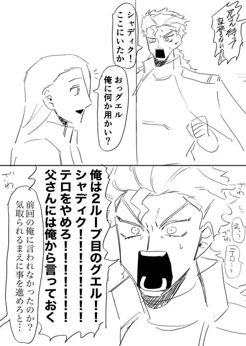20話まで見た所感で描いたグエル・ループ・ジェターク(2週目) 