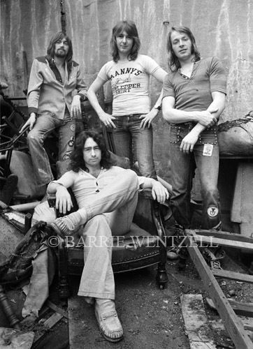 Bad Company, 1974. Photo by Barrie Wentzel.