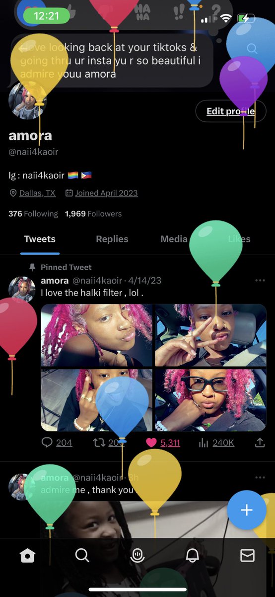 amora on Twitter: "more life to me ! I love itt