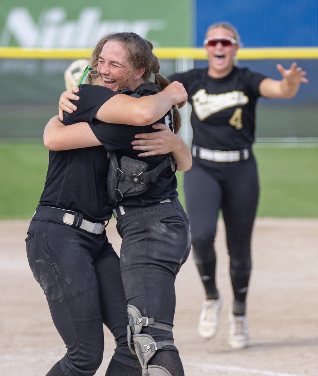 Mankato East defeated Chisago Lakes 11-0 to win the MSHSL class 3A softball state championship game Friday, June 9, 2023, at Caswell Park in North Mankato, Minn.