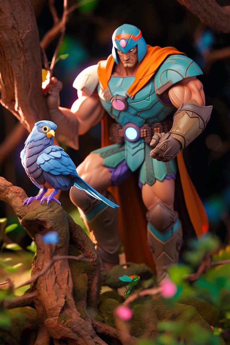 But wait, there’s more! New #MOTU characters Scarecrow and Tweetor!
#ActionFigure