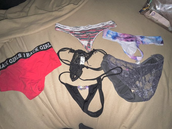 some panties im selling they come in a vacuum sealed bag. wet. with me of course.. 80$ for  1 or 100$