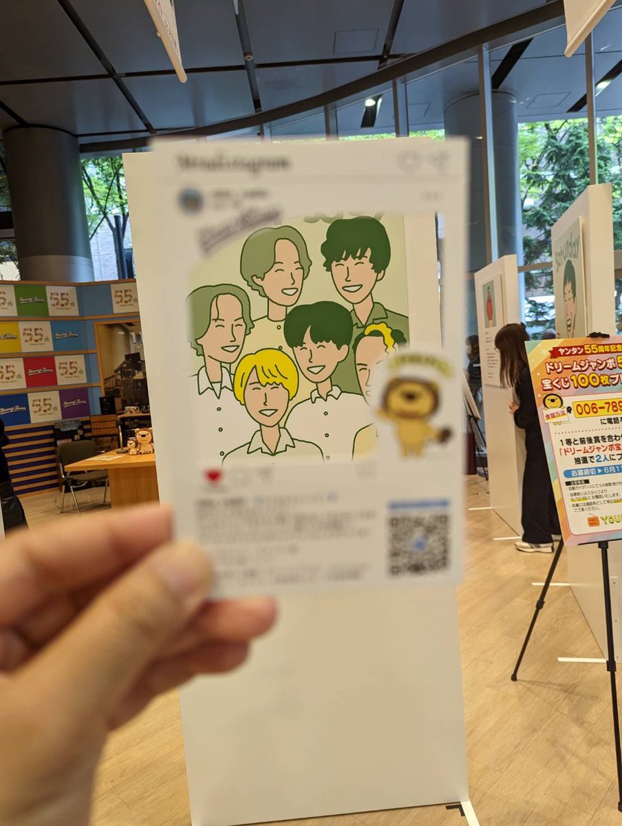 non730west7's tweet photo. #ヤンタン展  #らじおんチャン https://t.co/7pcmRdukb1
