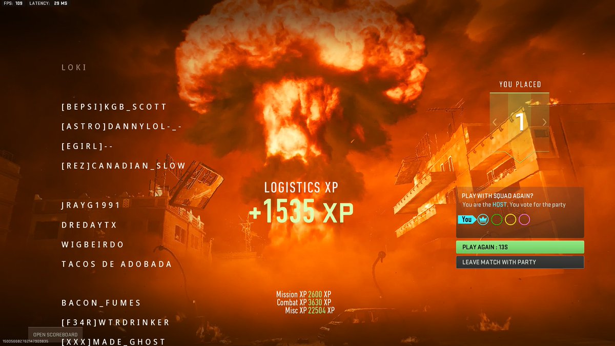 5 Nukes today... SHEEESSSHHHHH

They really are giving them out lol  

#nukes #Warzone2 #Warzone #warzonenukes