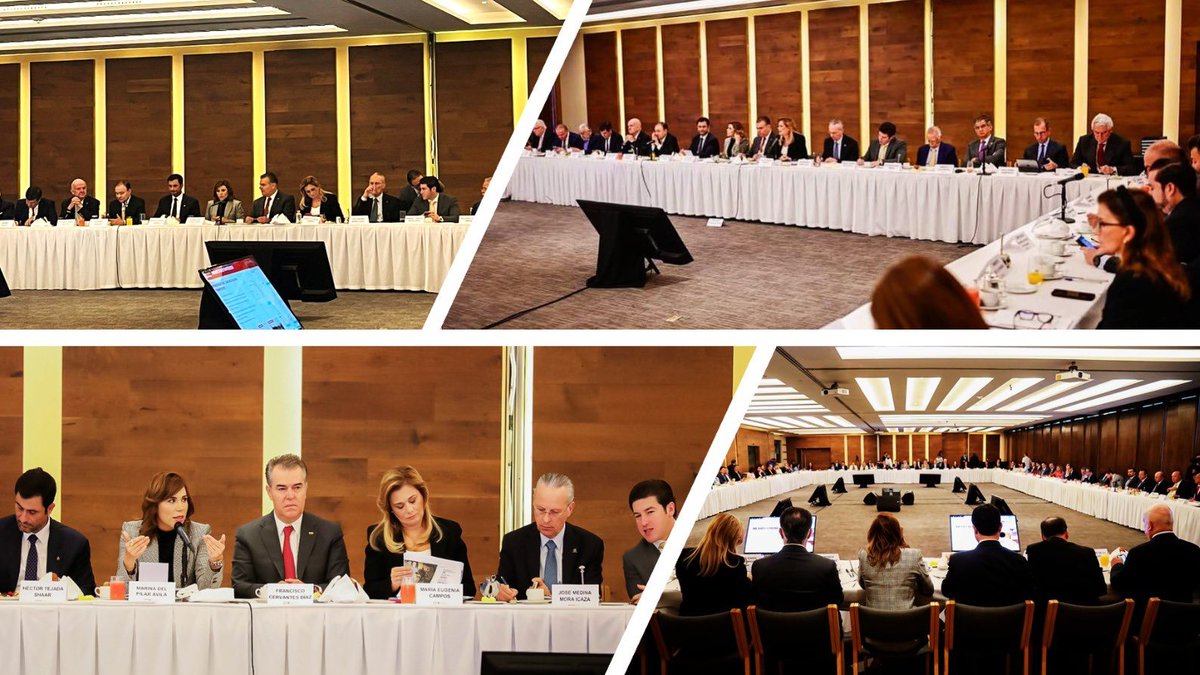 Asistí <a href="/canacarmexico/">CANACAR</a> a reunión del <a href="/cceoficialmx/">Consejo Coordinador Empresarial CCE</a> con gobernadores de la #FronteraNorte <a href="/MarinadelPilar/">Marina del Pilar</a> <a href="/MaruCampos_G/">Maru Campos</a> <a href="/AlfonsoDurazo/">Alfonso Durazo</a> <a href="/samuel_garcias/">Samuel García</a> <a href="/Dr_Avillareal/">Americo Villarreal </a>, donde se busca coordinar esfuerzos para atraer #IED ante el fenómeno del nearshoring, así como promover inversión