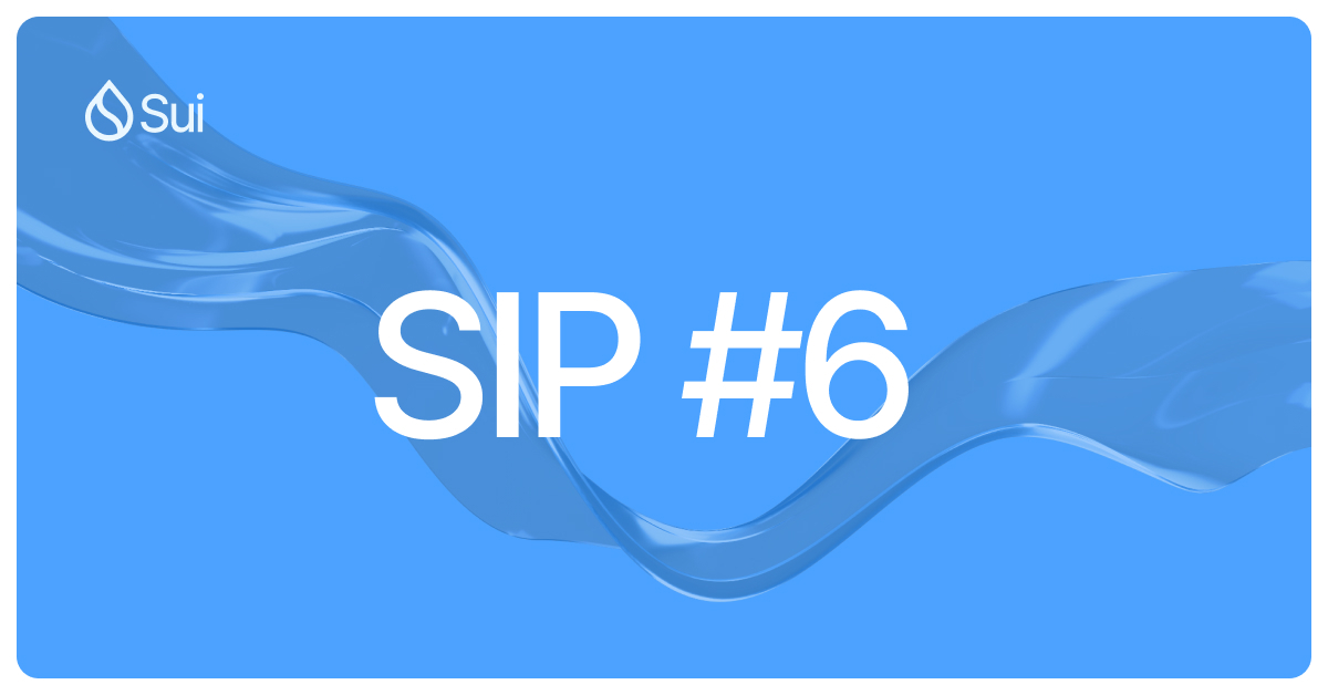 📣Coming soon: enabling liquid staking in Sui.

Developers will be able to build liquid staking with the SIP 6 protocol update.

github.com/sui-foundation…
