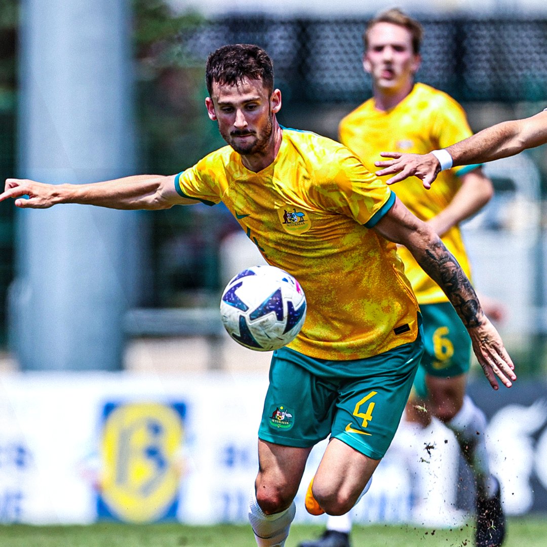 Congratulations to the SIX current <a href="/IsuzuUTE/">Isuzu UTE Australia</a> A-League youngsters who helped secure the Olyroos 3-2 win over the Mediterranean Select Team 👏

🇦🇺 Jordan Courtney-Perkins
🇦🇺 Lucas Mauragis
🇦🇺 Jake Hollman
🇦🇺 Nishan Velupillay
🇦🇺 Marco Tilio
🇦🇺 Noah Botic

📸 @SportsPhotoProj