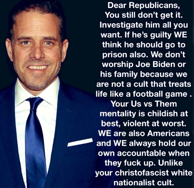 If Hunter Biden did what trump did-I'd want the Death Penalty-which should be given when people steal our National Security docs.

#TreasonousTrump

#LockHimUp