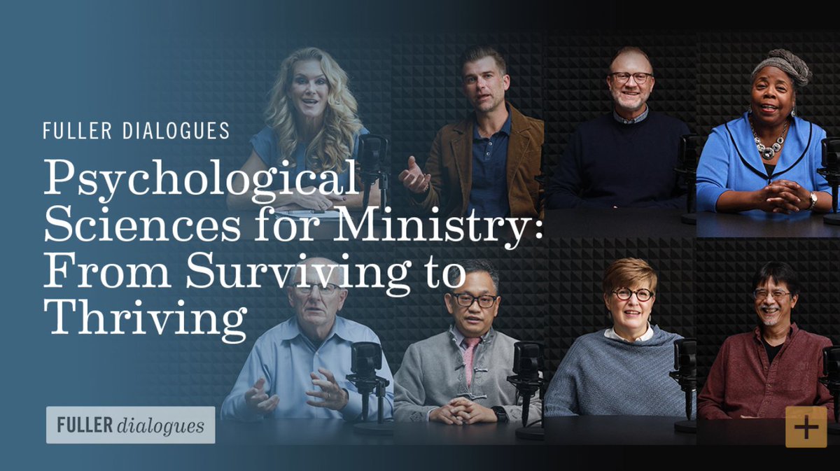 fullerseminary's tweet photo. Fuller faculty explore the ways that a deeper understanding of psychological science equips ministry leaders to walk alongside others in every area of ministry.

Watch Now, https://t.co/VzLoxpyRJg

#FullerSeminary #ThriveCenter @ThriveCenter https://t.co/6icTQwD1yH