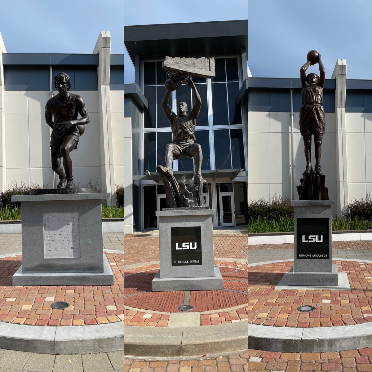 <a href="/LSUwbkb/">LSU Women's Basketball</a> thank you 4 an amazing experience working camp this week! It also took me down memory lane growing up watching my Pistol Pete  shooting VHS tape, to Shaq being my favorite player, &amp; watching Sue Gunter coach Seimone Augustus in the final 4 on TV.