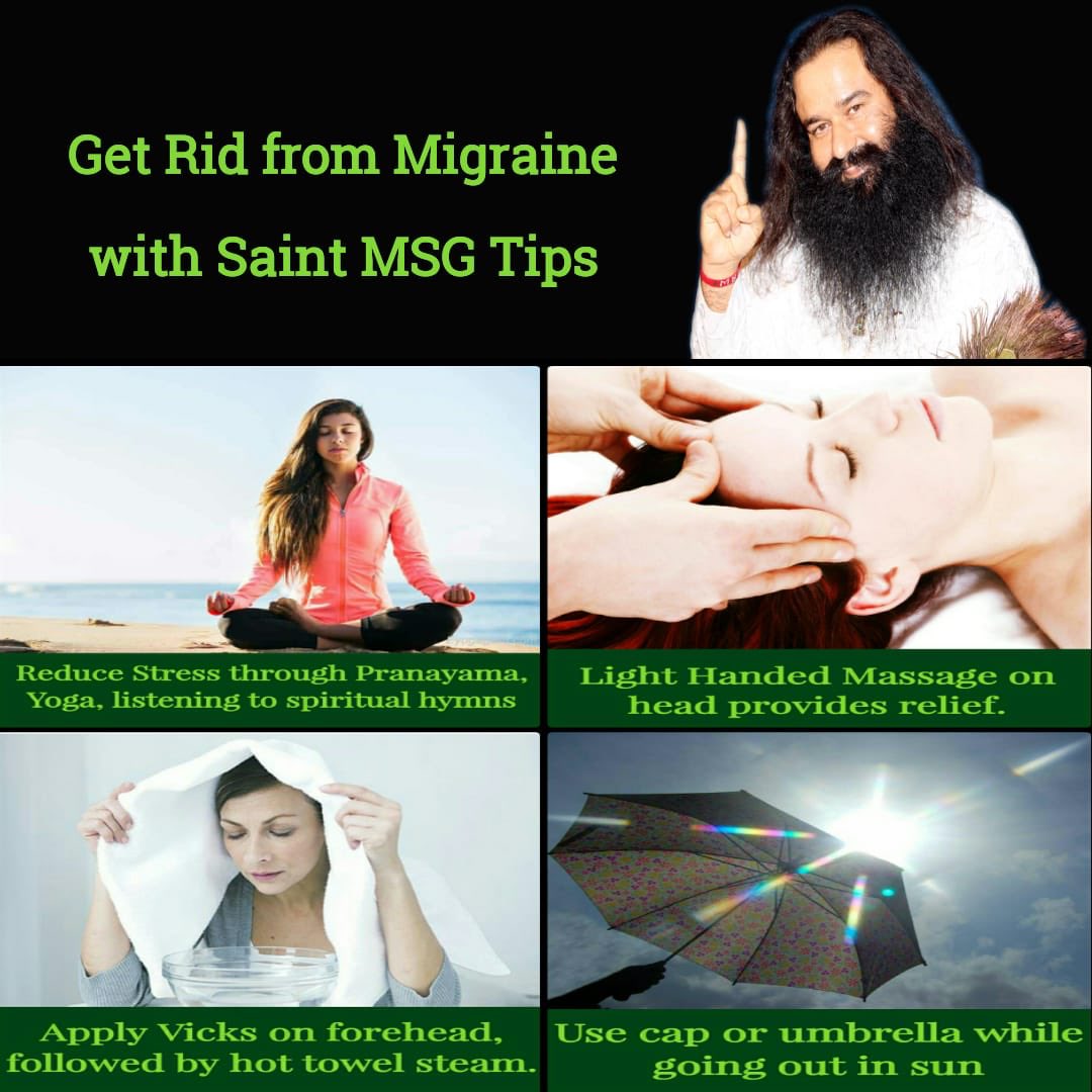 #TipsForGreatHealth
Saint Gurmeet Ram Rahim Ji teaches Pranayama with meditation which is highly effective in relieving stress from the mind and body. It also enables the flow of oxygen to brain, thus increasing the brain power.