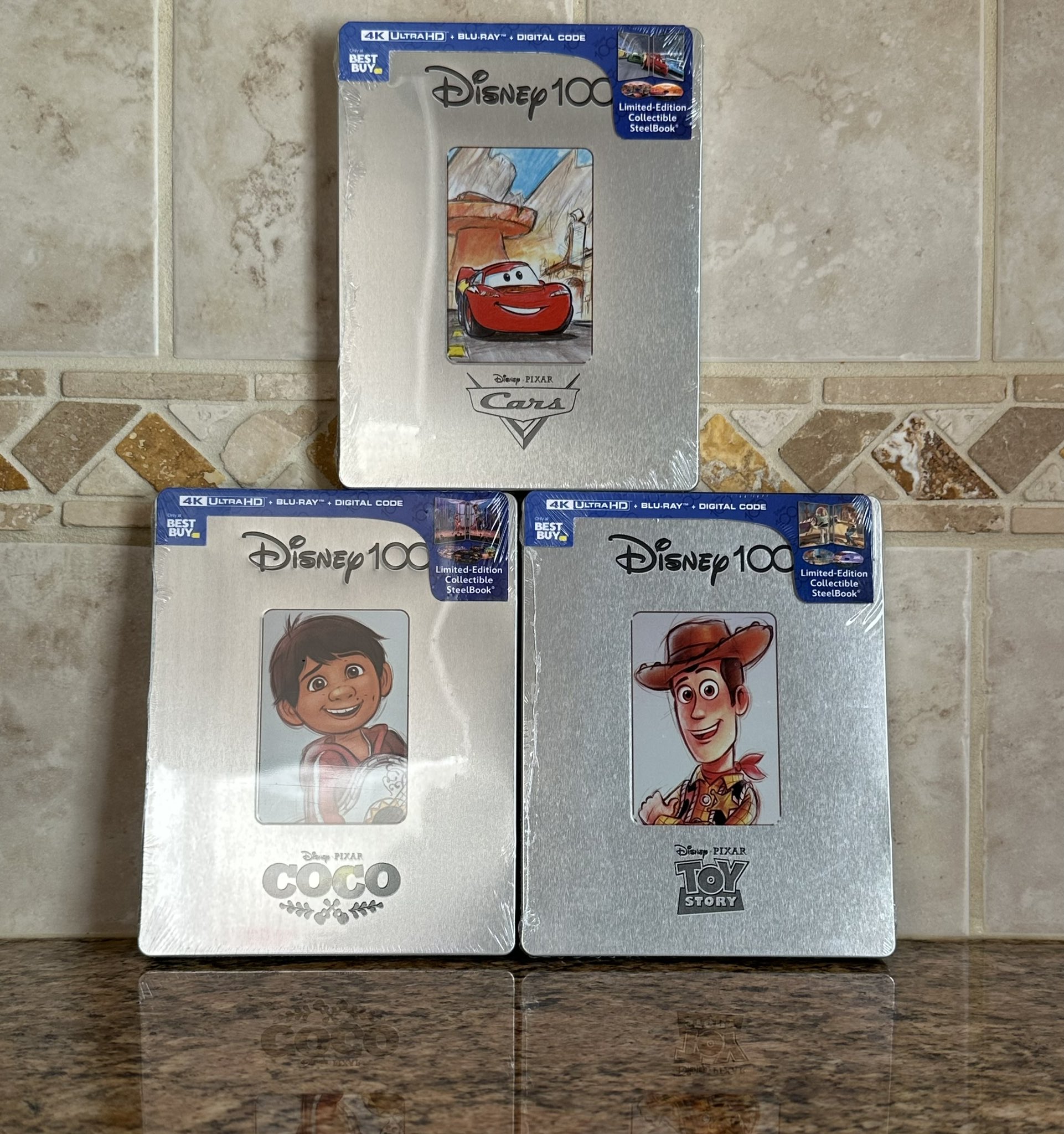 My Disney 100 collection so far. Waiting for more steelbooks 🐭 : r/disney