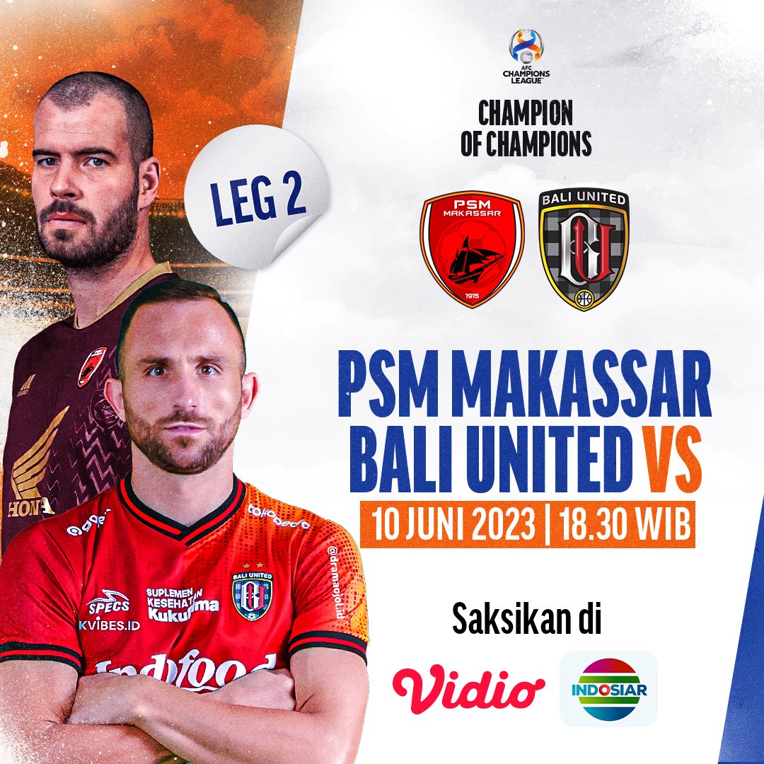 VidioSports's tweet photo. Siapa yang layak terpilih mewakili Indonesia di babak playoff AFC Champions League mendatang?
Saksikan siaran langsung pertandingannya di aplikasi Vidio, Sabtu (10/6) pukul 18.30 WIB! ✨
📺 https://t.co/jtZa0qzIBn
#SemuaAdaDiVidio #ACLPlayoffs #AFCCup https://t.co/RQdMJ674Ne