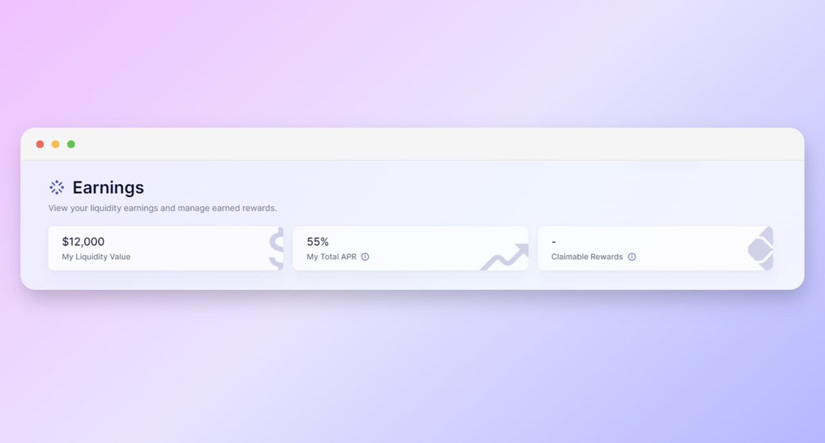 syncswap's tweet photo. ⚡ Introducing Earnings

Earnings page is now available on #zkSync for PC users to give you an overview of your liquidity earnings 👀

Wanna know the total APR of your liquidity positions?

Try it 👉 Pool > Earnings https://t.co/iDvNr8M31g