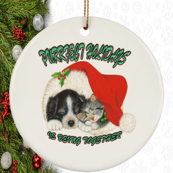 Pet Ornament Cat Lover Gift Christmas Ornament etsy.me/3J7sxQu #petornament #dogandcat #insantahat #catornament #dogornament <a href="/etsymktgtool/">Etsy Marketing Tools</a>