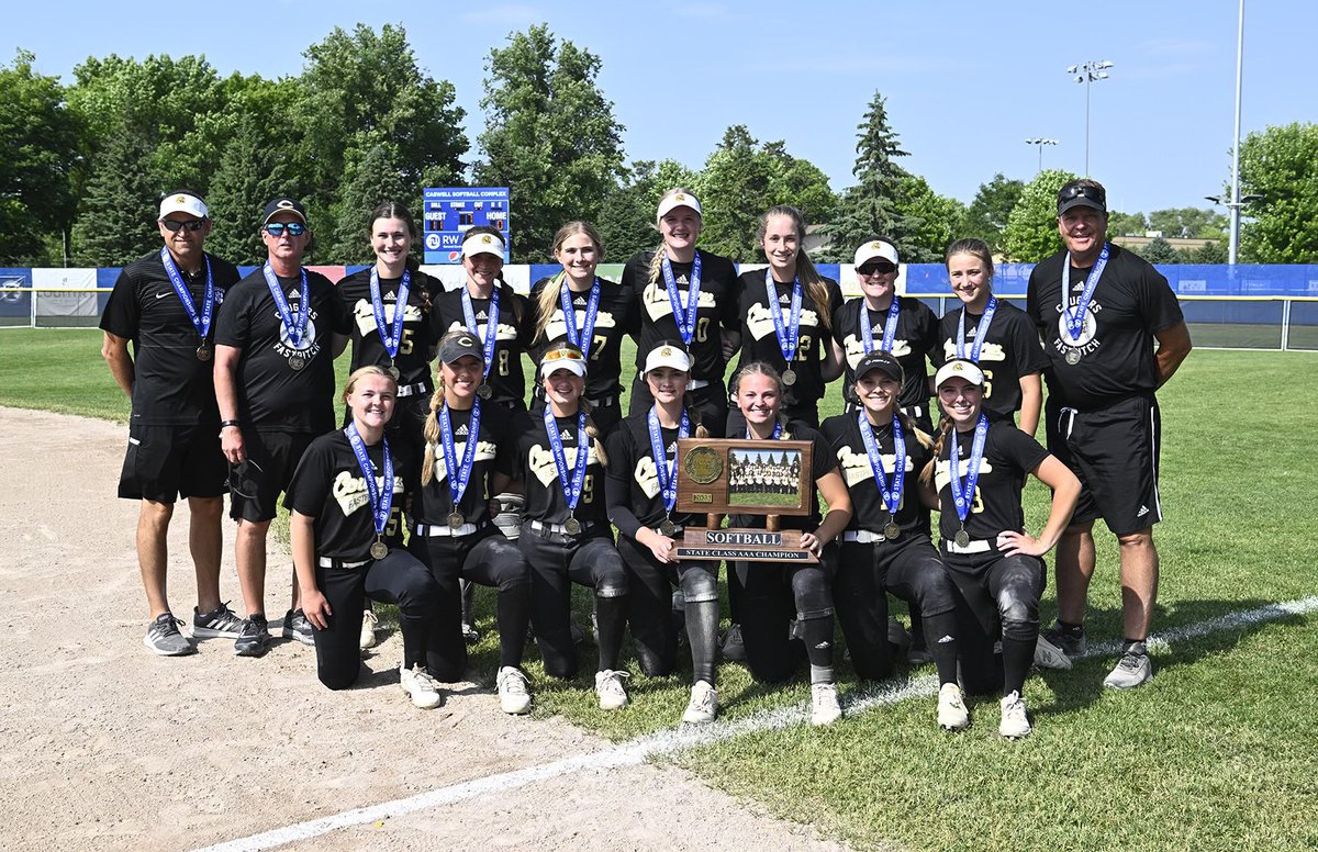 With the 11-0 win over Chisago Lakes, the Cougars are 2023 AAA STATE CHAMPIONS!!!!!