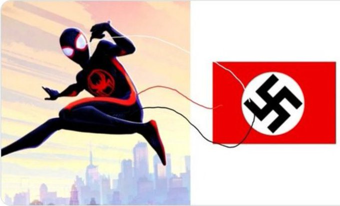 Nysmo2's tweet photo. @az_p23 evidence that miles is a nazi https://t.co/E7u3seo6bQ
