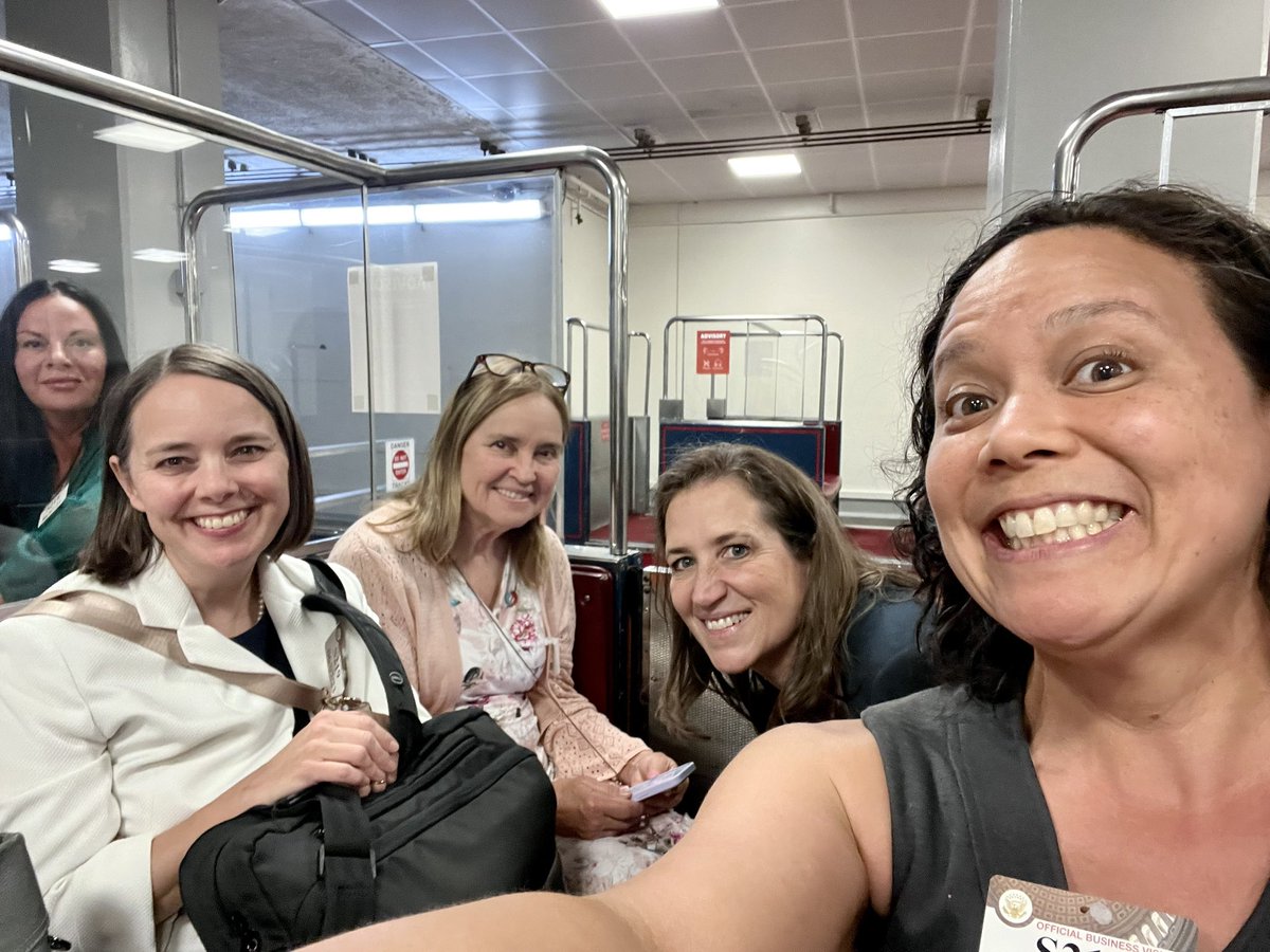 Rode the train to the US Senate with these amazing ladies! (There were more but my arms are woefully short & selfies aren’t my talent.) #ElectionHeroes #FacesOfDemocracy