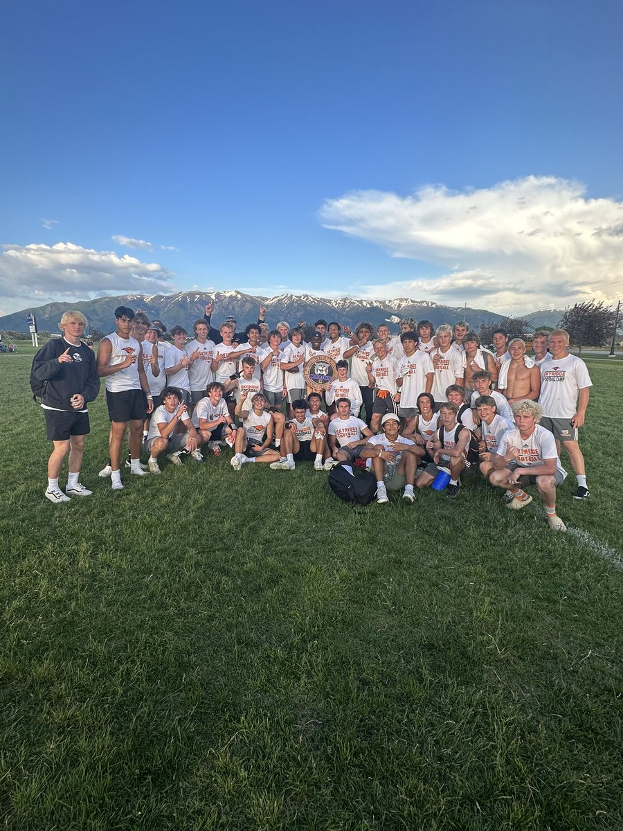 d_fiefia's tweet photo. Thank you to all the high schools that participated in the 2023 @weberstatefb #wild7s tournament.

Congratulations to this year's CHAMPIONS:
Varsity - Syracuse HS Football
JV - Skyridge HS Football
Soph. - Lehi HS Football https://t.co/f1A2CHCDDH